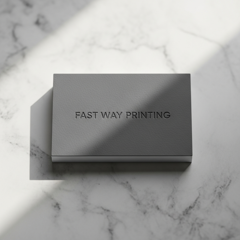 FastWay_Minimalist_Charcoal.png Business Card Printing - Image 1